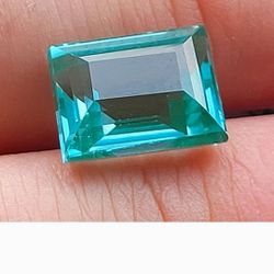 Natural Tourmaline 10.32 Ct Loose Gemstone Certified Princess Cut Tourmaline Gem