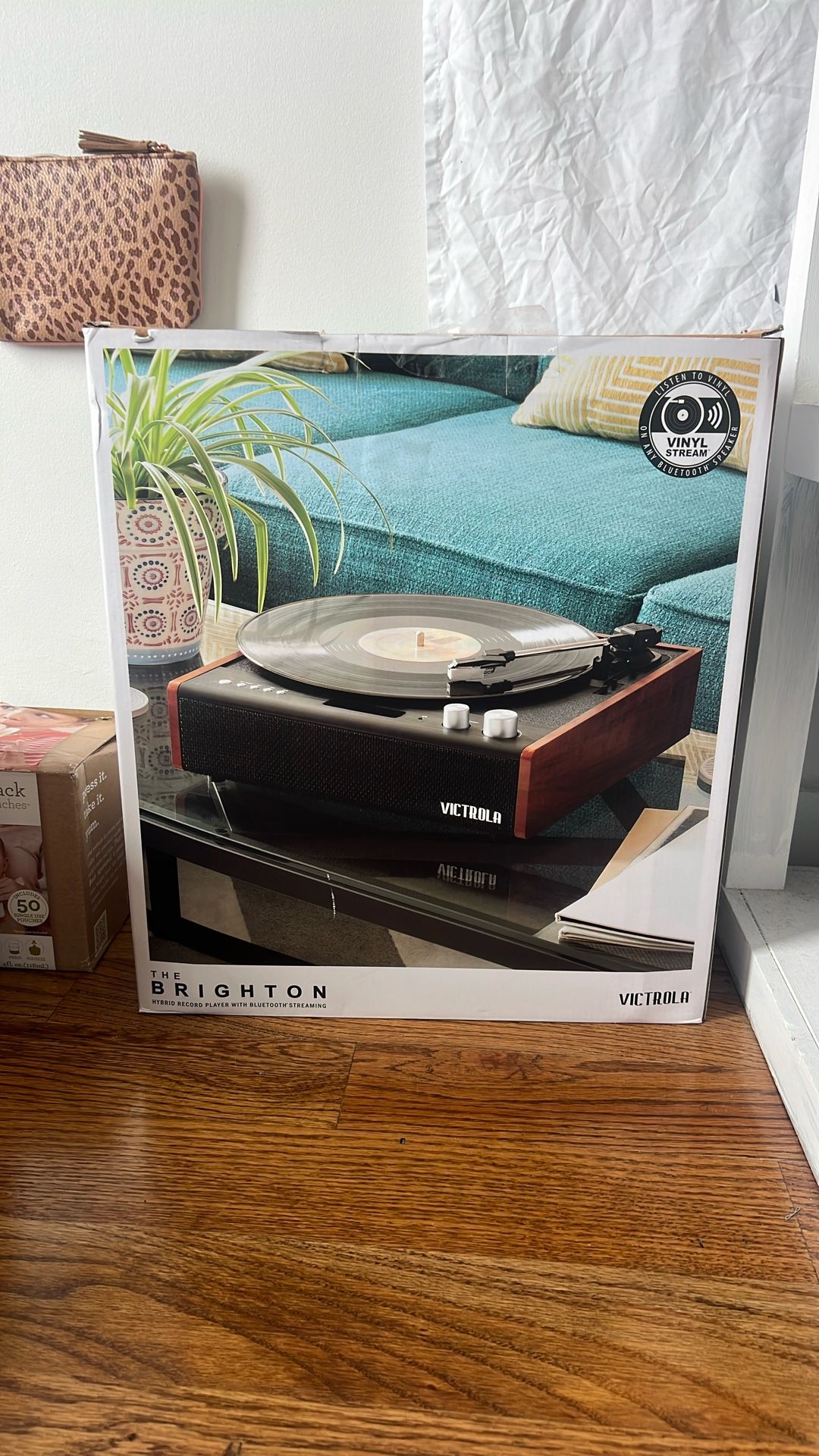 Hybrid Record Player With Bluetooth Streaming