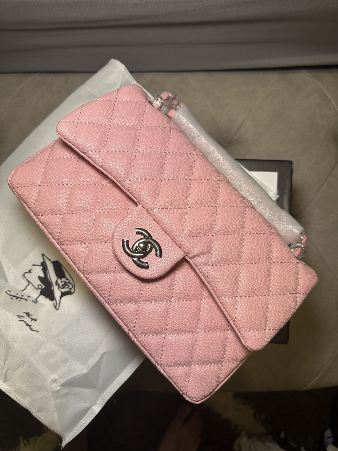 CC Designer Luxury Purse With Box And Cloth Makeup ✅