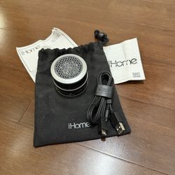 iHome iM60 portable mini speaker metallic gray