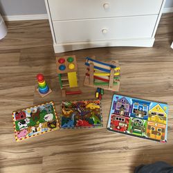 Toddler Toys Melissa & Doug Lot 