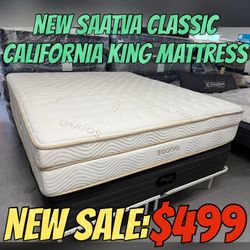 NEW SAATVA CLASSIC CALIFORNIA KING MATTRESS
