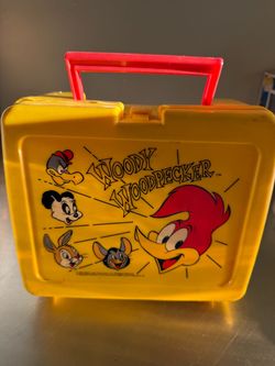 Woody Woodpecker Vintage Plastic Lunch Box