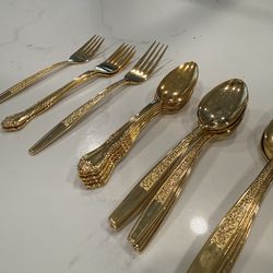 Gold Stainless Steel Cutlery / Flatware