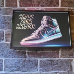 Cool Chase Your Dreams Shoe Poster