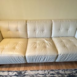 Macy’s Leather Sofa and Chair