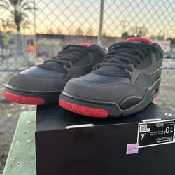Jordan 4 RM “Bred” Size 10.5 $80 Brand New