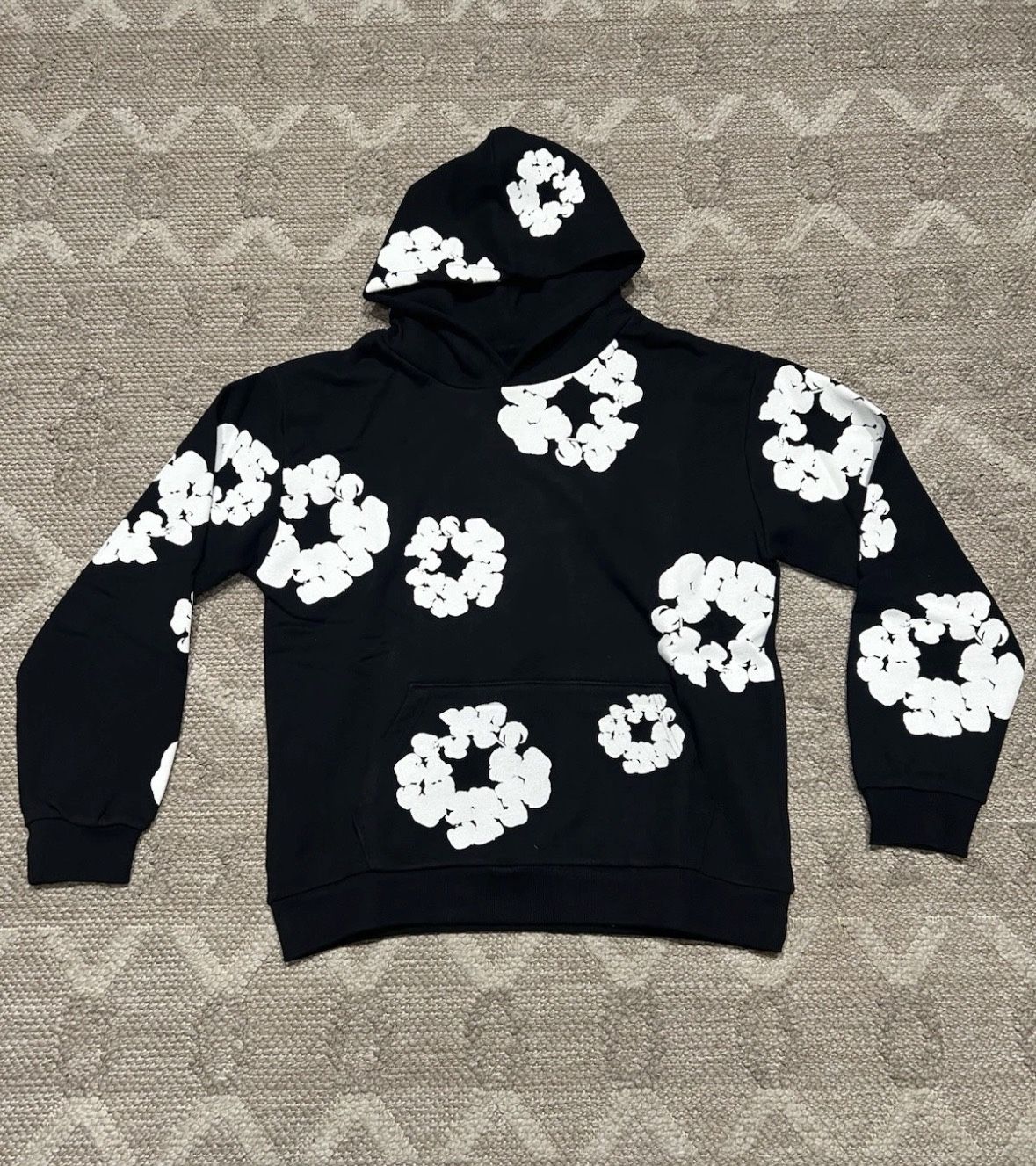 Denim Tears Black Hoodie Size Medium Brand New