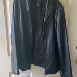 Leather Female Jacket 