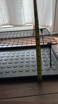 IKEA GREJIG Foldable Shoe Rack + BAGGMUCK Shoe Tray