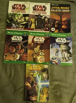 🚀 7-Book STAR WARS Lot - Collector Readers - BB-8, AT-AT, Clone Wars