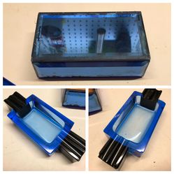 Vintage/collectible cigarette/cigar box Or Jewelry Box and matching ashtrays. General