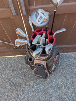 WILSON GOLF CLUBS & BAG