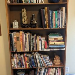 Solid Wood Bookcase 