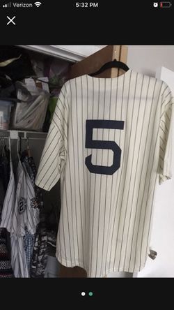 Joe DiMaggio #5 home pinstripes 1939 throwback New Never worn Size