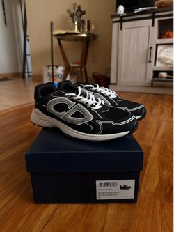 Brand New Dior B30 Trainers Black and coffee show with reflective features sizes 9 and 10 available with wrapping and box available