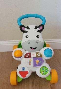 Baby Walker Zebra.  Baby Toy walker. Fisher Price Toy.