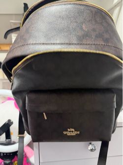 Coach Back Pack Walnut
