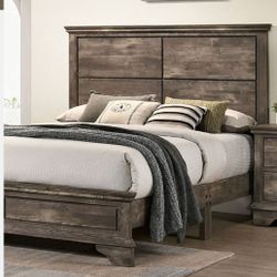 QUEEN BED FRAME MATTRES NOT INCLUIDED BOXSPRING REQUIRED ☎️ 1714586,2564 