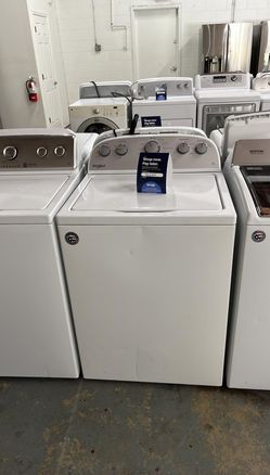 Whirlpool Top Load Washer – White, knob controls, runs great