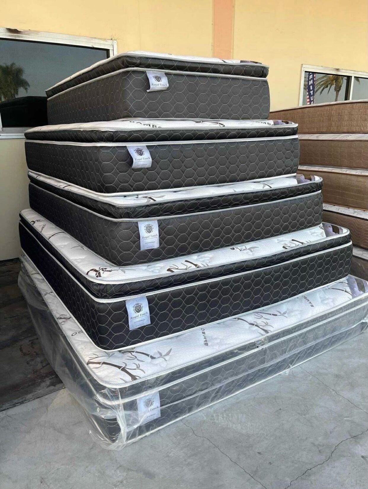 Queen Size New Royal Touch Mattress And Box Spring 