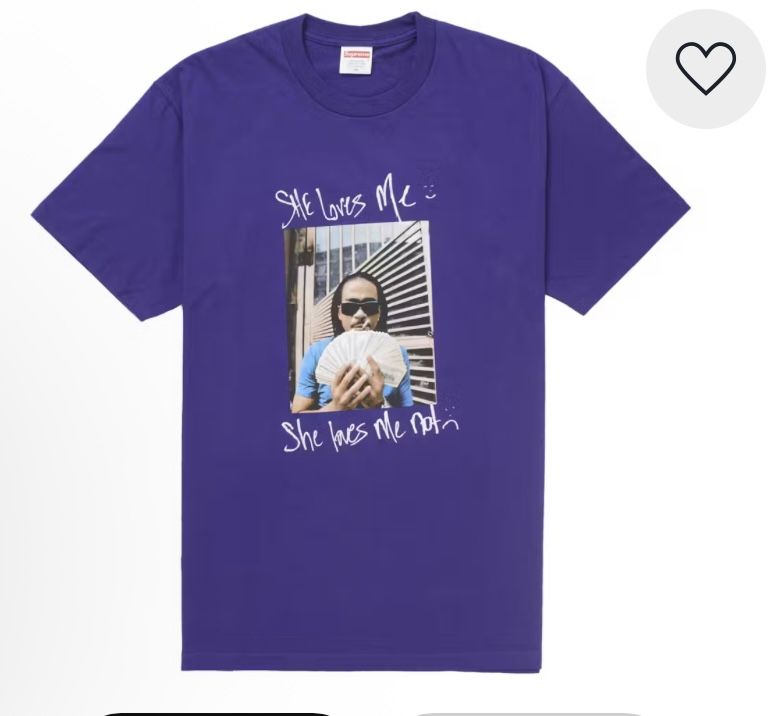 Max b Supreme T Shirt Purple(sz-S) Dead stock 100% Authentic 