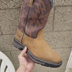 Size 10 D Ariat Work Boots Soft Toe 