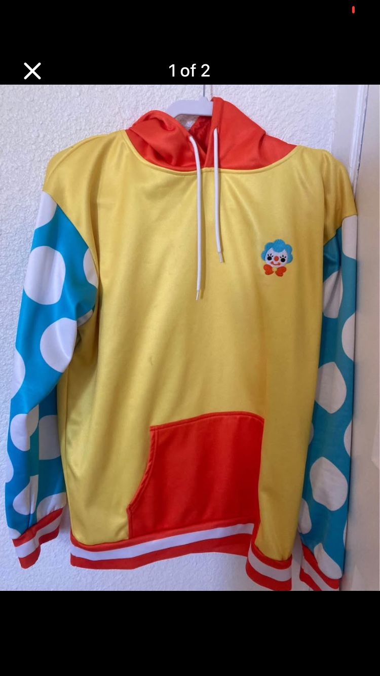 Circus Teeth Clown Hoodie - Large