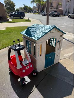Car and playhouse $40