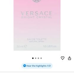 Versace Bright Crystal 1fl Oz 