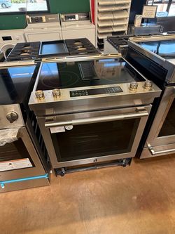 JennAir Stainless Steel Slide-In downdraft Electric Range
