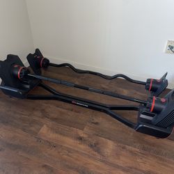 Bowflex SelectTech 2080 Barbell w/ the Curl Bar (New)