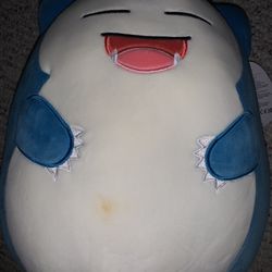 10” Pokémon Snorlax Squishmallow new