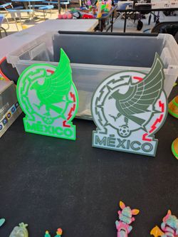 New 3D Printed Mexico Plaque 10 inch $25 each!!! Custom made Teams also with a Deposit!!