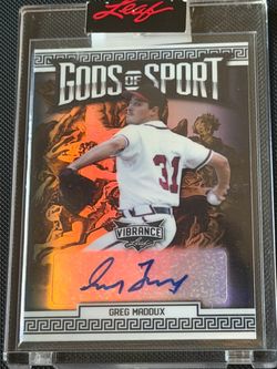Greg Maddox autograph