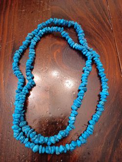 Baroque Turquoise Nugget Necklace 