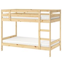 IKEA Mydal, bunk bed frame, pine, twin