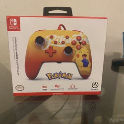 Pokemon♦️ (pikachu) Wired Nintendo Controller 