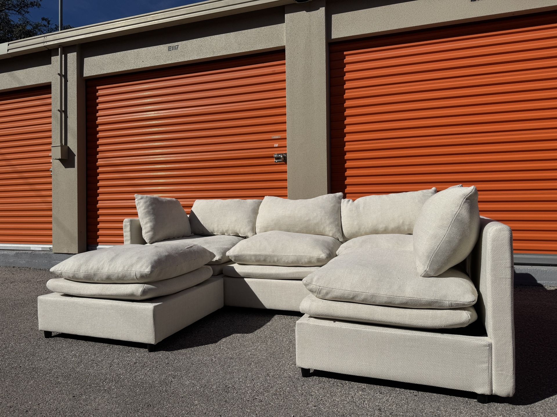White Cloud Couch Sectional