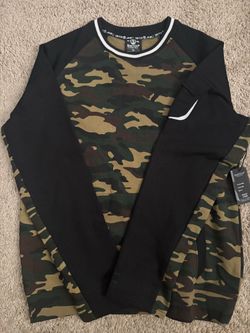 Switch Remarkable Camo Color Block Crewneck Sweatshirt XL