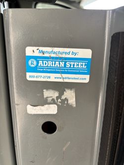 Adrian Steel Van Cargo partition