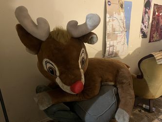 Vintage Montgomery wards Rudolph the Red-Nosed Reindeer Plush