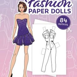 Fashion Paper Dolls - Fashion Coloring Book For Teens & Adults

Fashion coloring book with 84 outfits for teens and adults.

Brand new 