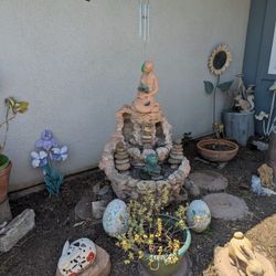 Mermaid Stone Water Fountain 