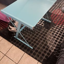 Teal Table/ Desk 