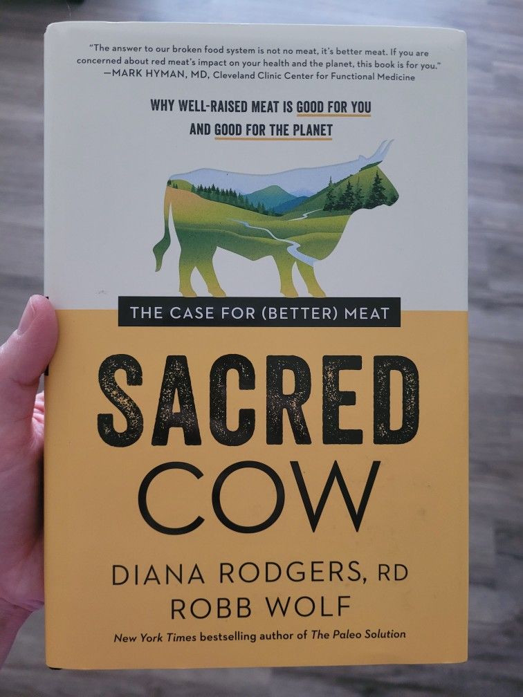 Hardback "Sacred Cow: The Case for Better Meat"