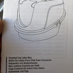 Hooded Cat Litter Box 