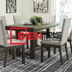 Dellbeck Brown Dining Extension Table

