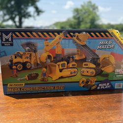 Member’s Mark Mega Construction Site Toy Set – 39 Pc 