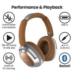 Pioneer A50 Dual Mode Wireless Headphones with Hybrid Active Noise Cancellation $79.99